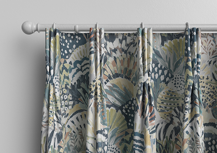 Maggie, Teal - Made to Measure Curtains - Image 11